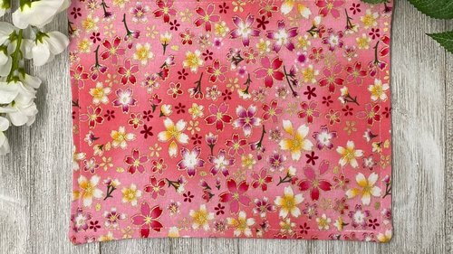 MINI Altar Cloth - Flowers Traveling Altar Cloth, Portable Altar Cloth, Small Spaces Altar, Home Office Altar