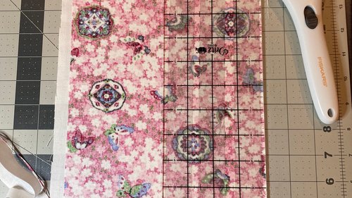MINI Altar Cloth -Butterfly Mandala Traveling Altar Cloth, Portable Altar Cloth, Small Spaces Altar, Home Office Altar