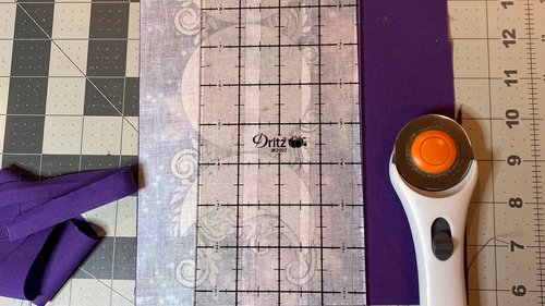 MINI Altar Cloth - Triple Moon, Traveling Altar Cloth, Portable Altar Cloth, Small Spaces Altar, Home Office Altar