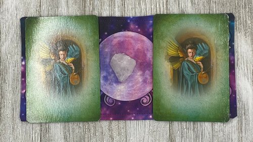 MINI Altar Cloth - Triple Moon, Traveling Altar Cloth, Portable Altar Cloth, Small Spaces Altar, Home Office Altar