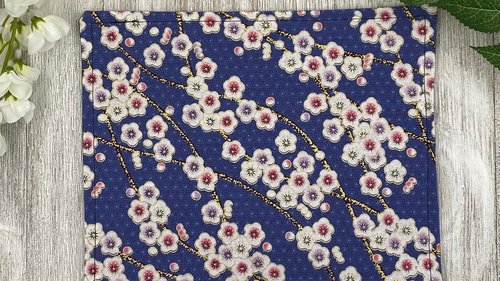 MINI Altar Cloth -Floral Traveling Altar Cloth, Portable Altar Cloth, Small Spaces Altar, Home Office Altar