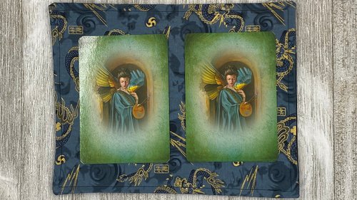 MINI Altar Cloth -Dragon Traveling Altar Cloth, Portable Altar Cloth, Small Spaces Altar, Home Office Altar