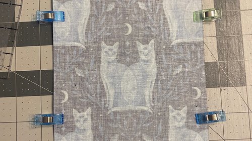MINI Altar Cloth - Cats, Traveling Altar Cloth, Portable Altar Cloth, Small Spaces Altar, Home Office Altar