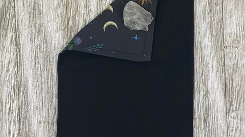 MINI Altar Cloth - Rabbits, Traveling Altar Cloth, Portable Altar Cloth, Small Spaces Altar, Home Office Altar