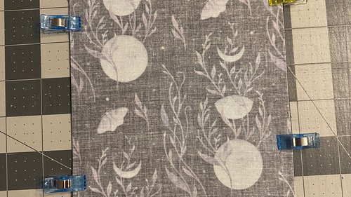 MINI Altar Cloth - Moon Garden, Traveling Altar Cloth, Portable Altar Cloth, Small Spaces Altar, Home Office Altar