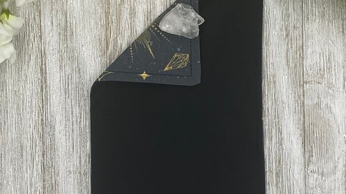MINI Altar Cloth - Celestial, Traveling Altar Cloth, Portable Altar Cloth, Small Spaces Altar, Home Office Altar