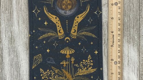 MINI Altar Cloth - Celestial, Traveling Altar Cloth, Portable Altar Cloth, Small Spaces Altar, Home Office Altar