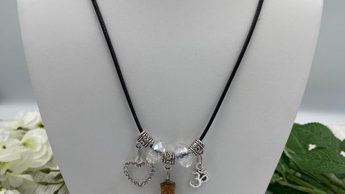 Love Spell Jar Necklace, Wiccan jewelry, Witch necklace, Spell Jar Jewelry
