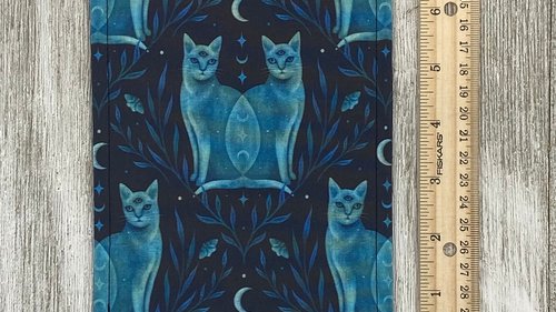 MINI Altar Cloth - Cats, Traveling Altar Cloth, Portable Altar Cloth, Small Spaces Altar, Home Office Altar