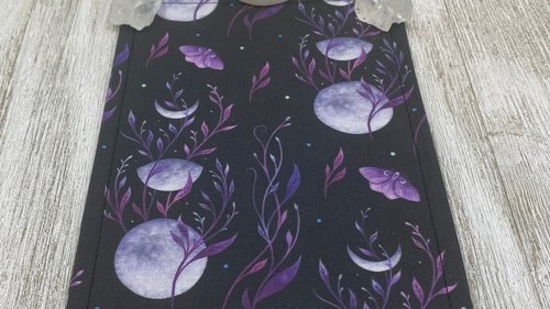 MINI Altar Cloth - Moon Garden, Traveling Altar Cloth, Portable Altar Cloth, Small Spaces Altar, Home Office Altar