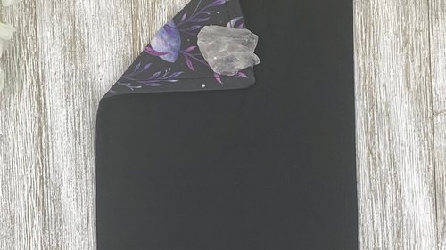 MINI Altar Cloth - Moon Garden, Traveling Altar Cloth, Portable Altar Cloth, Small Spaces Altar, Home Office Altar