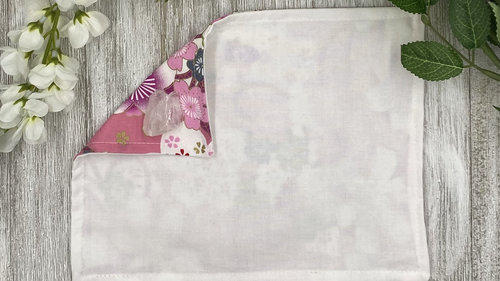 MINI Altar Cloth - Flowers Traveling Altar Cloth, Portable Altar Cloth, Small Spaces Altar, Home Office Altar