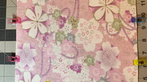MINI Altar Cloth - Flowers Traveling Altar Cloth, Portable Altar Cloth, Small Spaces Altar, Home Office Altar
