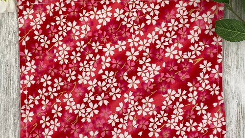 MINI Altar Cloth -Floral Traveling Altar Cloth, Portable Altar Cloth, Small Spaces Altar, Home Office Altar