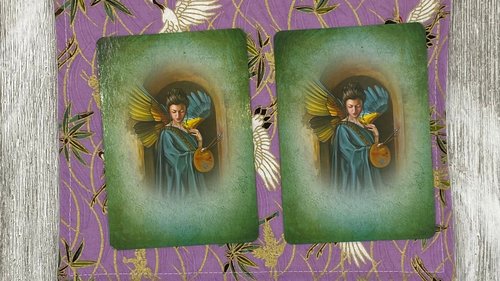 MINI Altar Cloth - Birds Traveling Altar Cloth, Portable Altar Cloth, Small Spaces Altar, Home Office Altar