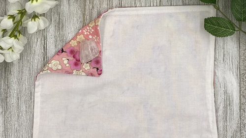 MINI Altar Cloth -Floral Traveling Altar Cloth, Portable Altar Cloth, Small Spaces Altar, Home Office Altar