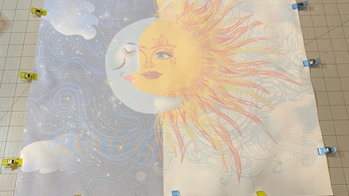Sun Moon Altar Cloth, Tarot Cloth, Altar Decor, Double Sided Altar Cloth, Wall Hanging, Dice Mat, Centerpiece