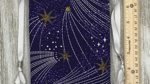 Shooting Star Tarot Bag/ Custom Tarot Pouch/ Keepsake Bag / Drawstring Bag / Oracle Bag / Crystal Bag / Tarot Pouch / Cosmetic Bag