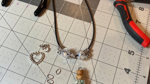 Love Spell Jar Necklace, Wiccan jewelry, Witch necklace, Spell Jar Jewelry