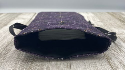 Moth Grid Tarot Bag/ Custom Tarot Pouch/ Keepsake Bag / Drawstring Bag / Oracle Bag / Crystal Bag / Tarot Pouch / Cosmetic Bag