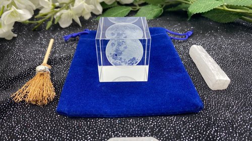 Full Moon Mini Altar Kit, Crystal Set, Altar Items, Spell Casting Items, Mini Altar items, Traveling Altar Item, Witch Kit, Meditation
