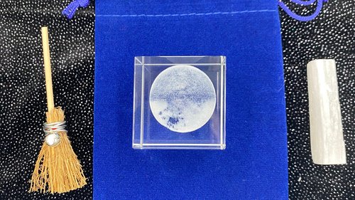 Full Moon Mini Altar Kit, Crystal Set, Altar Items, Spell Casting Items, Mini Altar items, Traveling Altar Item, Witch Kit, Meditation