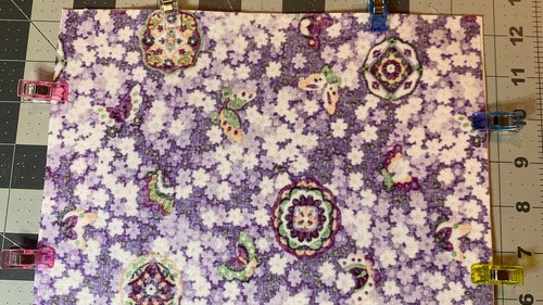 MINI Altar Cloth -Butterfly Mandala Traveling Altar Cloth, Portable Altar Cloth, Small Spaces Altar, Home Office Altar