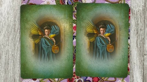 MINI Altar Cloth - Birds Traveling Altar Cloth, Portable Altar Cloth, Small Spaces Altar, Home Office Altar