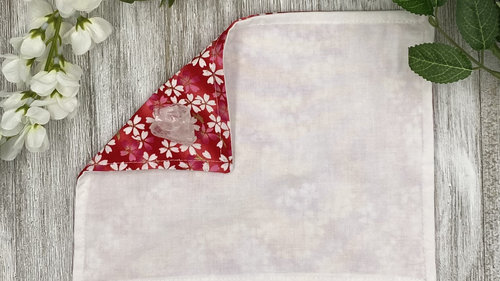 MINI Altar Cloth -Floral Traveling Altar Cloth, Portable Altar Cloth, Small Spaces Altar, Home Office Altar