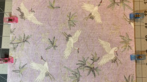 MINI Altar Cloth - Birds Traveling Altar Cloth, Portable Altar Cloth, Small Spaces Altar, Home Office Altar