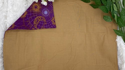 Rectangle Star Moon Grids Altar Cloth, Tarot Cloth, Altar Decor, Double Sided Altar Cloth, Wall Hanging, Dice Mat, Centerpiece