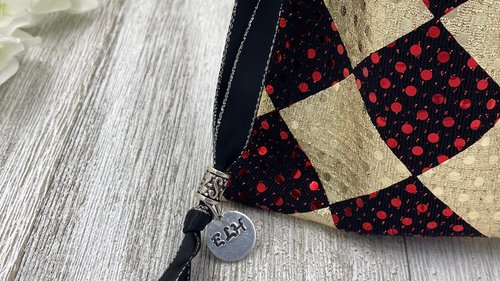 Diamond Sparkle Tarot Bag/ Custom Tarot Pouch/ Keepsake Bag / Drawstring Bag / Oracle Bag / Crystal Bag / Tarot Pouch / Cosmetic Bag