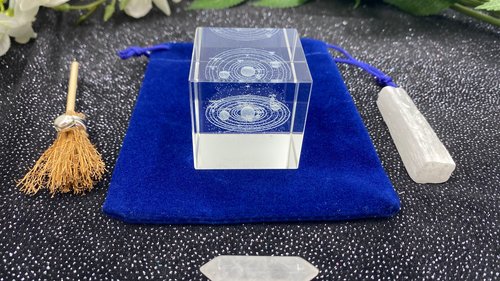 Solar System Mini Altar Kit, Crystal Set, Altar Items, Spell Casting Items, Mini Altar items, Traveling Altar Items, Witch Kit, Meditation