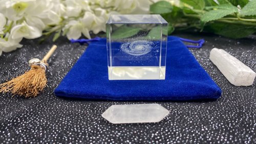 Milky Way Mini Altar Kit, Crystal Set, Altar Items, Spell Casting Items, Mini Altar items, Traveling Altar Items, Witch Kit, Meditation