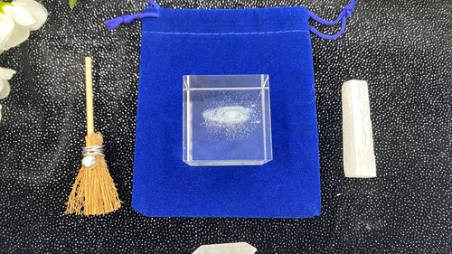 Milky Way Mini Altar Kit, Crystal Set, Altar Items, Spell Casting Items, Mini Altar items, Traveling Altar Items, Witch Kit, Meditation