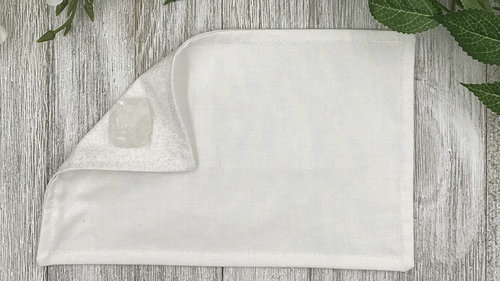 MINI Altar Cloth - White Glitter, Traveling Altar Cloth, Portable Altar Cloth, Small Spaces Altar, Home Office Altar