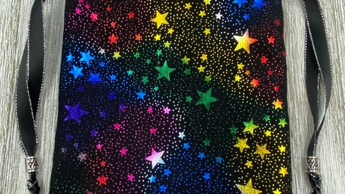 Stars Tarot Bag/ Custom Tarot Bag/ Keepsake Bag / Drawstring Bag / Oracle Bag / Jewelry Bag / Crystal Bag / Gift Bag / Tarot Pouch