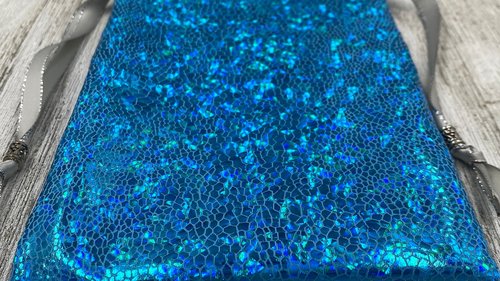 Holographic Tarot Bag/ Custom Tarot Pouch/ Keepsake Bag / Drawstring Bag / Oracle Bag / Crystal Bag / Tarot Pouch