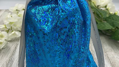 Holographic Tarot Bag/ Custom Tarot Pouch/ Keepsake Bag / Drawstring Bag / Oracle Bag / Crystal Bag / Tarot Pouch