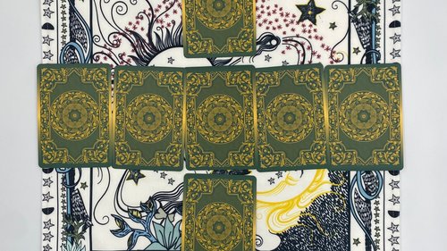 Sun Moon Altar Cloth, Tarot Cloth, Altar Decor, Double Sided Altar Cloth, Wall Hanging, Dice Mat, Centerpiece