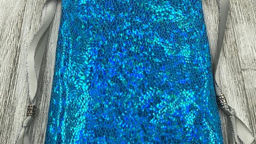 Holographic Tarot Bag/ Custom Tarot Pouch/ Keepsake Bag / Drawstring Bag / Oracle Bag / Crystal Bag / Tarot Pouch