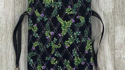 Herbal VineTarot Bag/ Custom Tarot Pouch/ Keepsake Bag / Drawstring Bag / Oracle Bag / Crystal Bag / Tarot Pouch / Cosmetic Bag