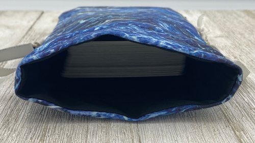 Water Flow Tarot Bag/ Custom Tarot Pouch/ Keepsake Bag / Drawstring Bag / Oracle Bag / Crystal Bag / Tarot Pouch / Cosmetic Bag