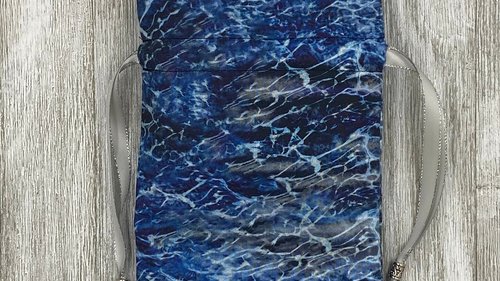 Water Flow Tarot Bag/ Custom Tarot Pouch/ Keepsake Bag / Drawstring Bag / Oracle Bag / Crystal Bag / Tarot Pouch / Cosmetic Bag