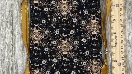 Bee Moon Phase Tarot Bag/ Custom Tarot Pouch/ Keepsake Bag / Drawstring Bag / Oracle Bag / Crystal Bag / Tarot Pouch / Cosmetic Bag