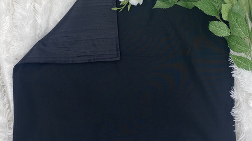 Natural Silk Black Altar Cloth, Tarot Cloth, Altar Decor, Double Sided Altar Cloth, Wall Hanging, Dice Mat, Centerpiece