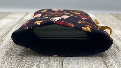 Witchy Rose Tarot Bag/ Custom Tarot Pouch/ Keepsake Bag / Drawstring Bag / Oracle Bag / Crystal Bag / Tarot Pouch / Cosmetic Bag