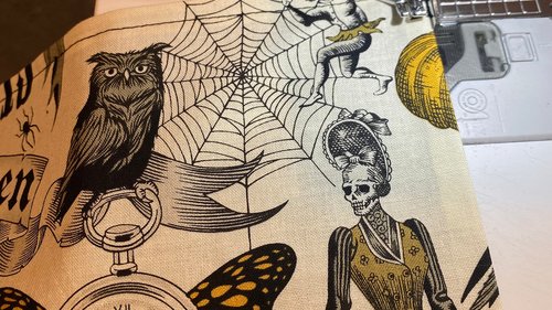 Halloween Altar Cloth, Tarot Cloth, Altar Decor, Double Sided Altar Cloth, Wall Hanging, Dice Mat, Centerpiece