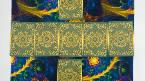 Spirals Altar Cloth, Tarot Cloth, Altar Decor, Double Sided Altar Cloth, Wall Hanging, Dice Mat, Centerpiece