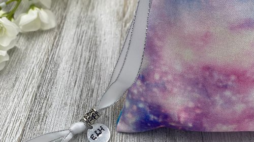 Galaxy Tarot Bag/ Custom Tarot Pouch/ Keepsake Bag / Drawstring Bag / Oracle Bag / Crystal Bag / Tarot Pouch / Cosmetic Bag